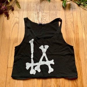 Brandy Melville LA Crop Muscle Tank